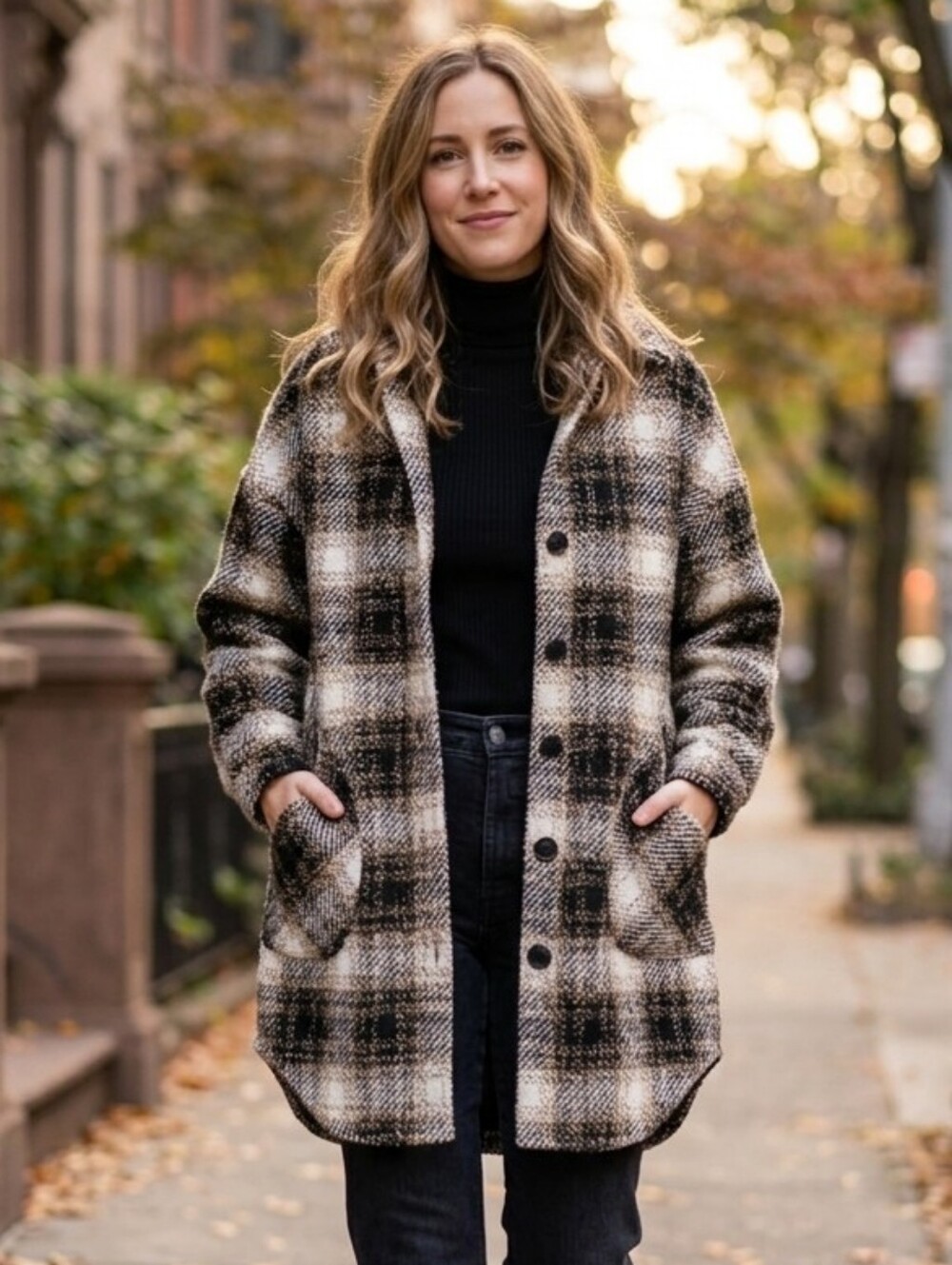 131. RD Style Oversized Plaid Shacket